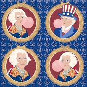 Bubblegum George and Uncle Sam Americana Novelty