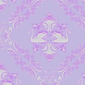 Baroque Swan- Lilac