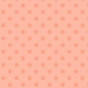 Dark Dotty: Salmon Polka Dot, Dotted