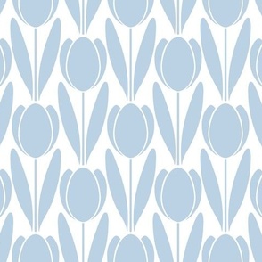 Tulips - Air Blue and White 1