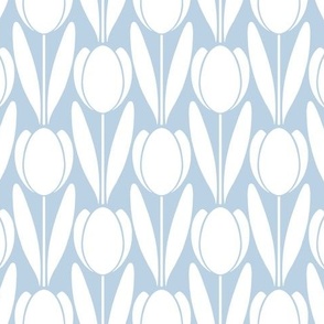 Tulips - Air Blue and White 2