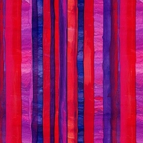 Red, blue, and electric purple stripes