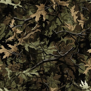 Forest Floor Camouflage - Realistic Woodland Camo Design