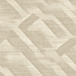 Herringbone Naturalistic Linen, Jumbo Scale