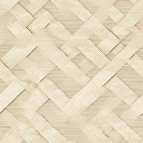 Lattice Naturalistic Linen, Jumbo Scale