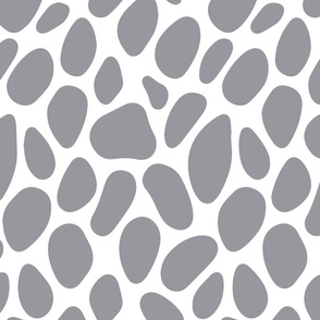 Pebbled Whimsy Grey, Jumbo Scale