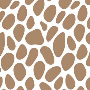 Pebbled Whimsy Light Brown, Jumbo Scale