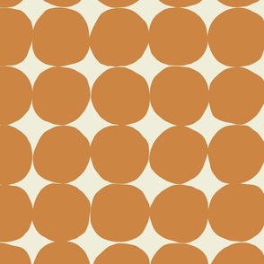 Minimalist Dots - Large - Orange