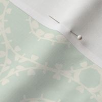 Pastel Mint Minimalism Organic Geometric Circles, Perfect for Spring-Summer Living Decor, Wallpaper.