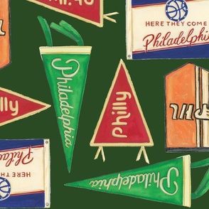 Philly Flags Green