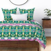 Art Decor tropical fish and waterlilies