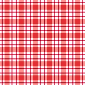 red white checkered pattern fashionable