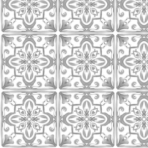 Grey,Mediterranean tiles