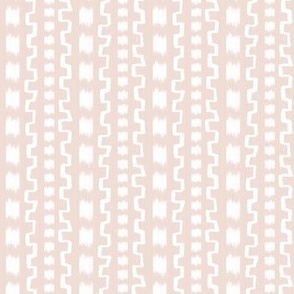 Henry Stripe in Blush and White