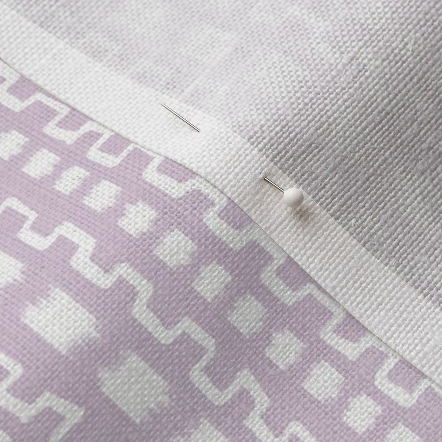 Henry Stripe in Lilac and White