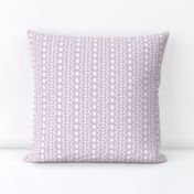 Henry Stripe in Lilac and White