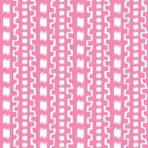 Henry Stripe in Valentine Pink and White