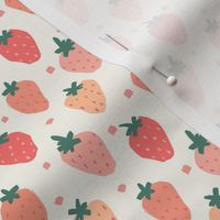 Strawberry pattern 3x3in