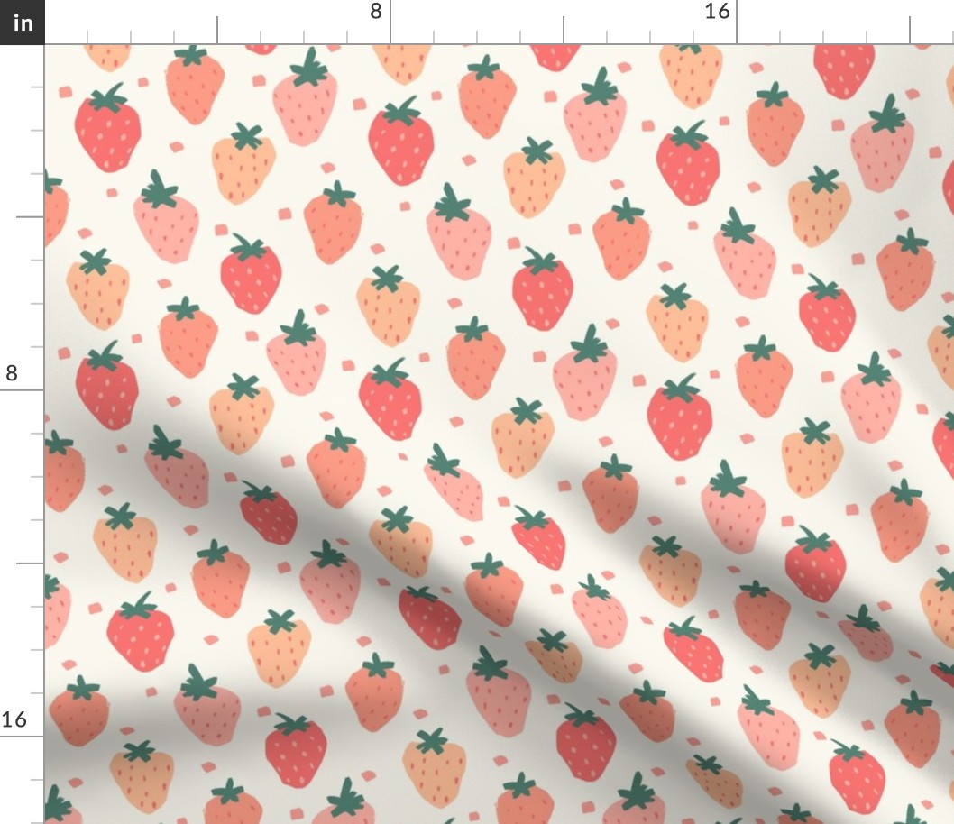 Strawberry pattern 6x6