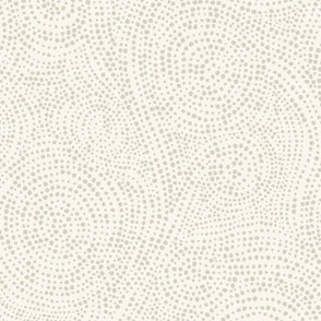 Mosaic minimalism- medium neutral and cream