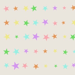 Rainbow stars