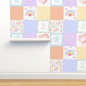 Rainbow Baby For This Child I Prayed Cheater Quilt