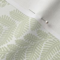forest fern damask in tonal neutral celadon green large wallpaper scale 12 by Pippa Shaw