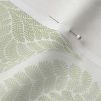 forest fern damask in tonal neutral celadon green medium wallpaper scale 6 by Pippa Shaw