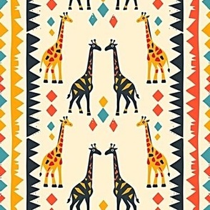 Giraffe Tribal Stripes 2