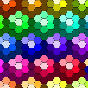 Grandmother's Flower Garden - bright - 2012-Spoonflower colorguide colors