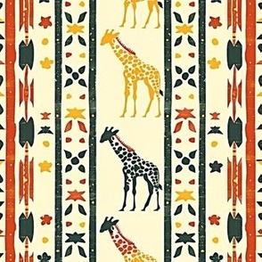 Giraffe Tribal Stripes 4