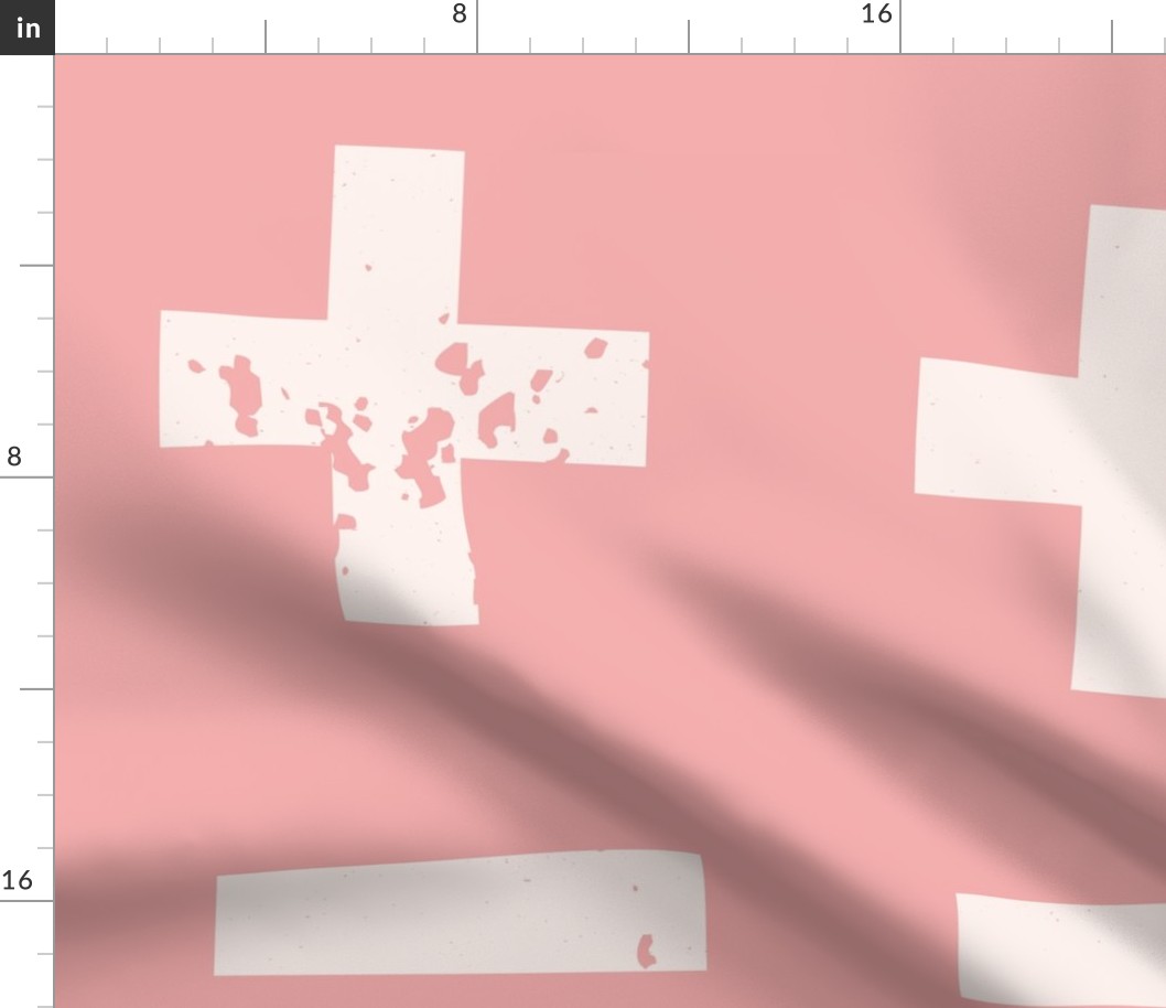 (L) Math Rocks in Blush Pink with Splatter Paint