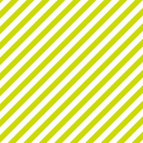 Diagonal Stripe Lime