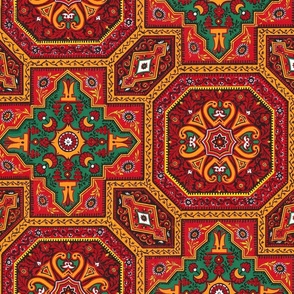 Noisy geometric carpet 
