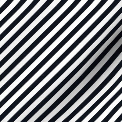 Diagonal Stripe Ebony
