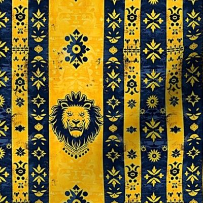 Lion Yellow Blue 3