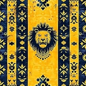 Lion Yellow Blue 3