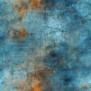 Blue Copper grunge Leather Texture