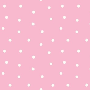 White Dots Pink