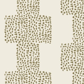 Warm neutral wallpaper in olive green brown ecru bone bohemian