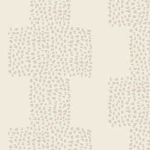 Warm neutral wallpaper in ecru bone beige brown for refined bohemian