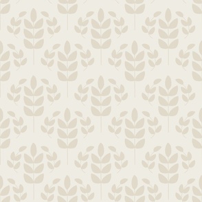 warm minimalism leaves neutral botanical small scale Terri Conrad Designs copy