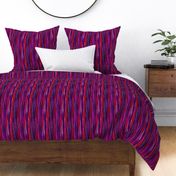 Red, blue,  and purple vertical stripes