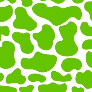 Cow Print - Green Apple 12x12in