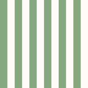 green and white vertical stripe