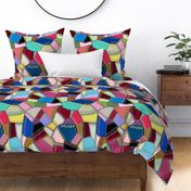 Crazy Quilt Embroidered Patchwork