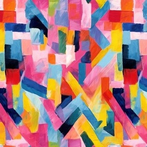 bright multicolored abstract lines