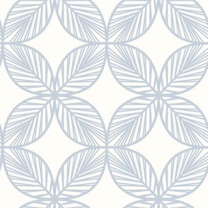 Soft blue, leaves, leaf modern 