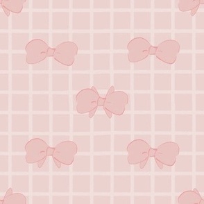 Pink blush bows
