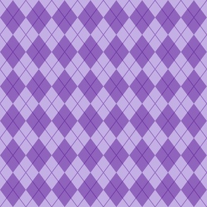 Purple Seamless Argyle Pattern